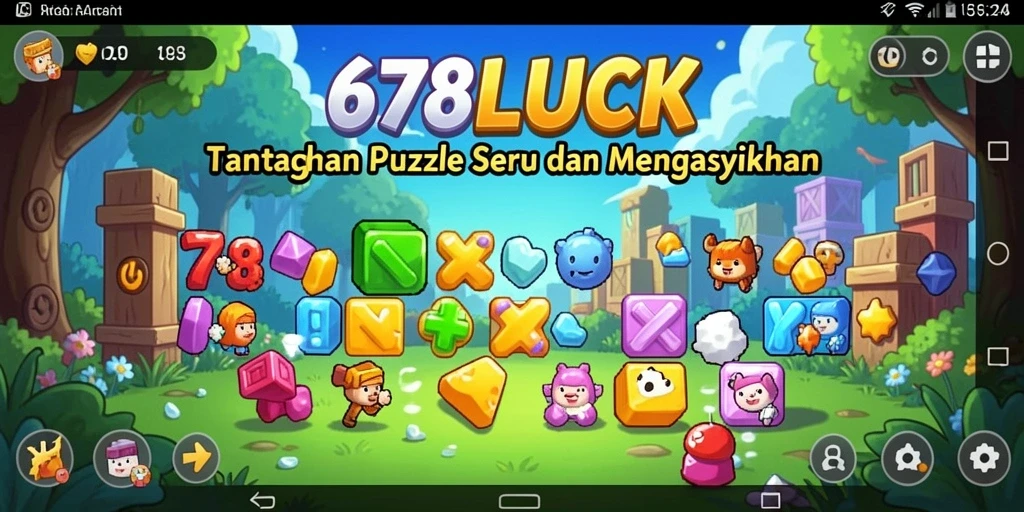 Gameplay seru 678LUCK dengan tantangan puzzle.