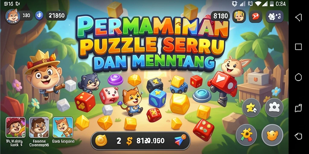 Screenshot gameplay 8180 menampilkan suasana puzzle yang menantang.