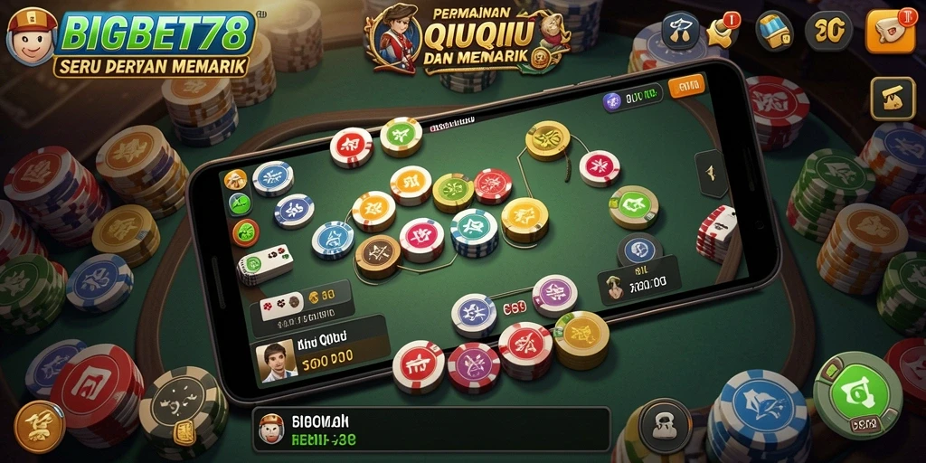 Tampilan gameplay QiuQiu yang menarik di BIGBET78.