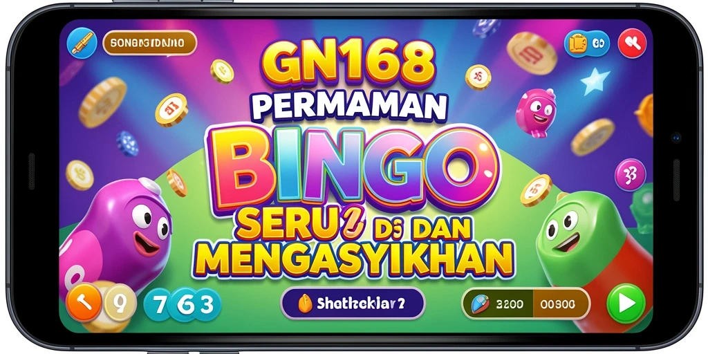 Screenshot GN168 menampilkan gameplay Bingo yang seru dan interaktif.