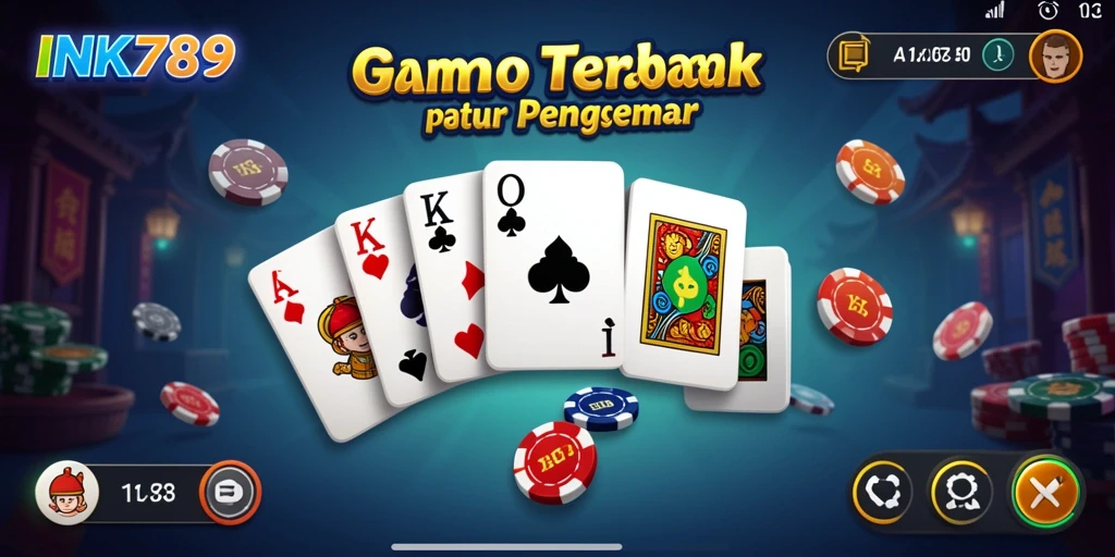 Tampilan gameplay domino yang seru di INK789.