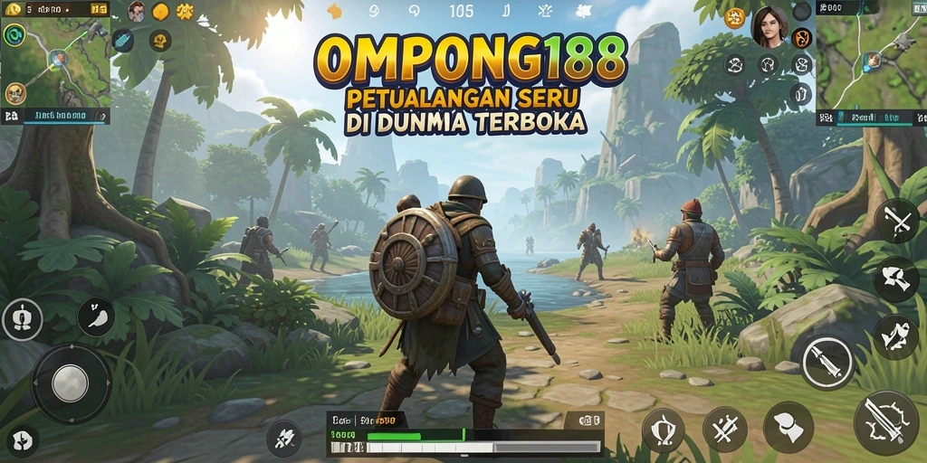 Tampilan menarik dari gameplay OMPONG188 yang mendebarkan.