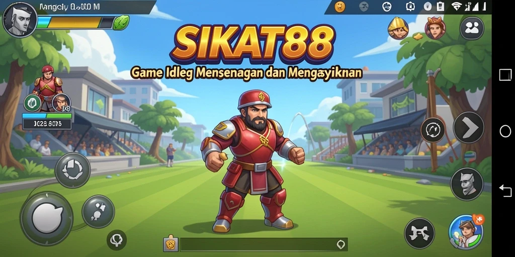 Gameplay menarik dengan karakter yang bekerja secara otomatis.